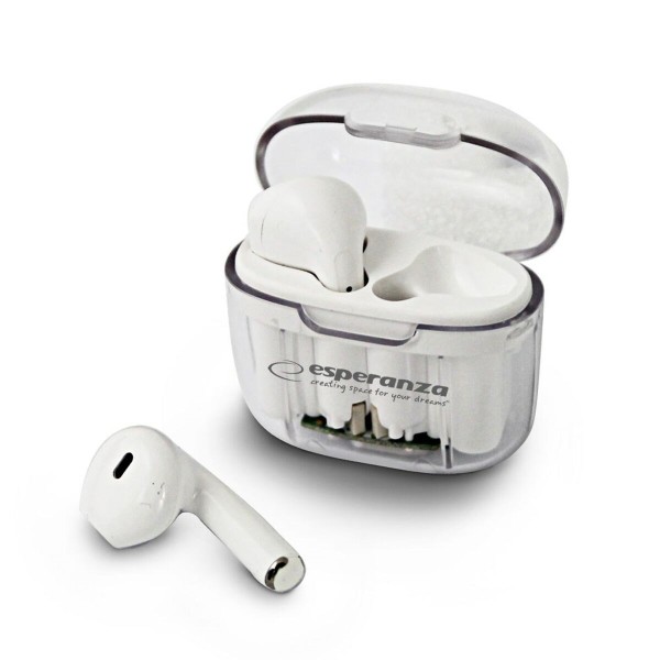 Écouteurs in Ear Bluetooth Esperanza EH237W Blanc
