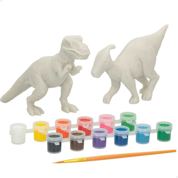 Set 2 Dinosaures PlayGo 15 Pièces 6 Unités 14,5 x 9,5 x 5 cm Dinosaures Pour peindre