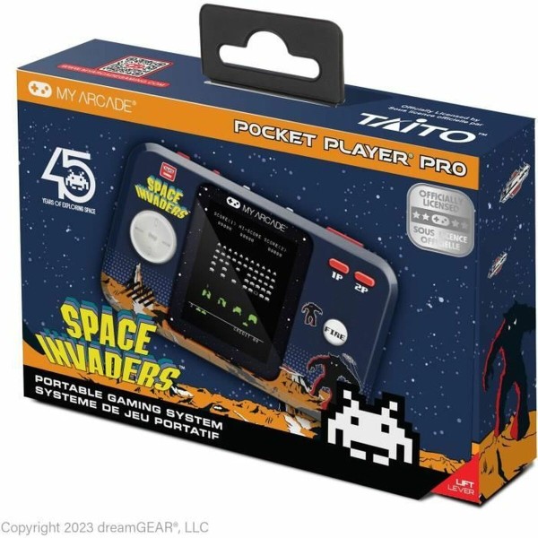 Console de Jeu Portable My Arcade Pocket Player PRO - Space Invaders Retro Games