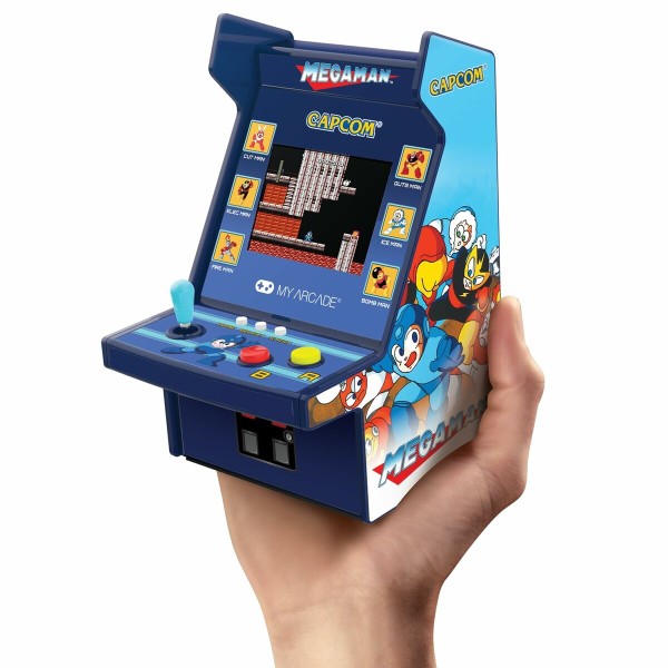 Console de Jeu Portable My Arcade Micro Player PRO - Megaman Retro Games Bleu