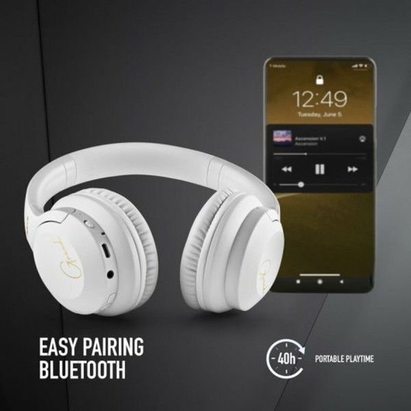 Casques Bluetooth avec Microphone NGS Blanc