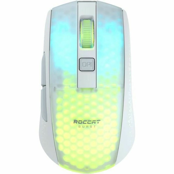 Souris Roccat Burst Pro Air Bluetooth Blanc Jeux Lumières LED