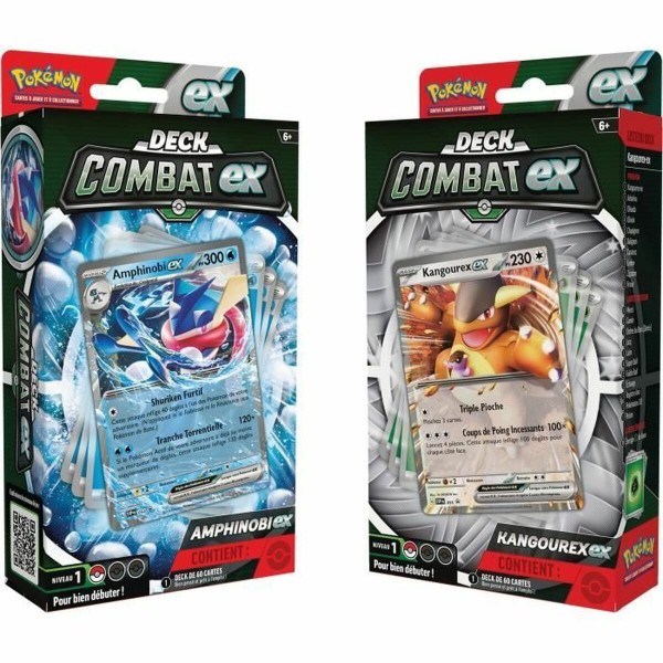 Jeu de Cartes Pokémon Combat EX: Greninja & Kangashkan (FR)