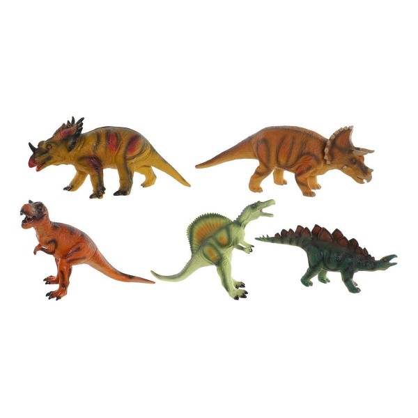 Dinosaure DKD Home Decor 6 Unités 48 x 23 x 34,5 cm Moelleux