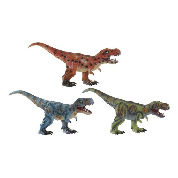 Dinosaure DKD Home Decor 3 Unités 12 Unités 60 x 17 x 28 cm Moelleux