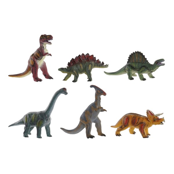 Dinosaure DKD Home Decor 6 Pièces 36 x 12,5 x 27 cm