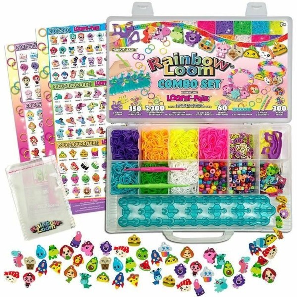 Kit de création de bracelets et colliers Bandai Rainbow Loom Combo Set Plastique